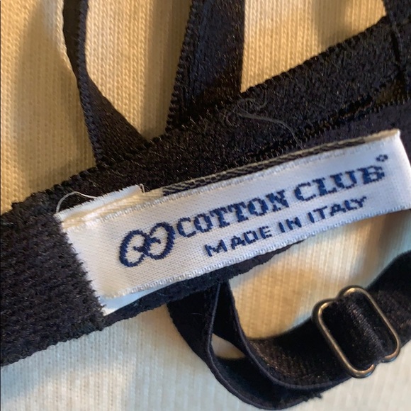 Beautiful Italian Cotton Club Rose Bra Sz 32S - Picture 9 of 10